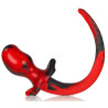 Oxballs Plug Queue Puppy Tail Beagle 9.5 x 5 cm Rouge